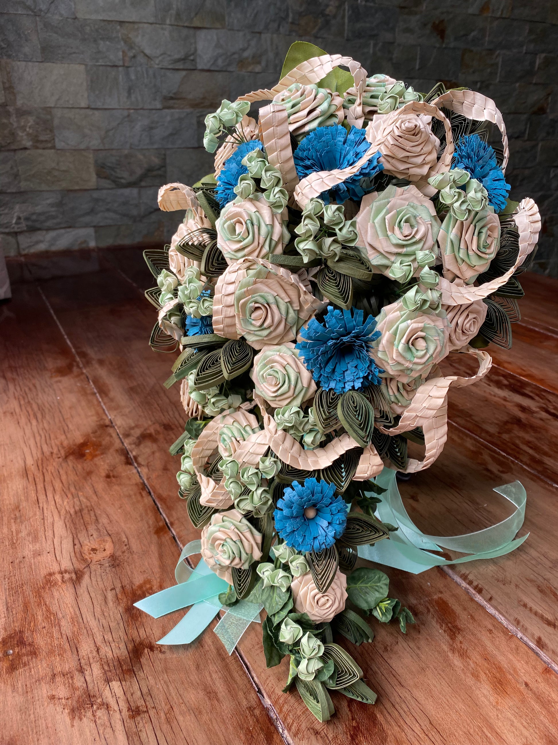 Mint Green and Teal